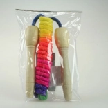 Springseil 2 m, aus Holz, marmoriert