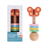 Holzrassel Schmetterling von Petit Collage