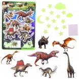 Leuchtende Wandaufkleber – Dinosaurier und Sternchen