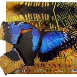 Der Schmetterling und sein Lebenszyklus - Holzlagenpuzzle 19 Teile