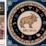 Norimpex 7D Diamantmalerei Sternzeichen Stier 30x30cm