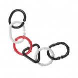 Schwarz-weiße Verbindungsringe für Babys