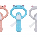 Handgehaltener Ventilator Nilpferd 18 cm