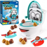 Lustiges Geschicklichkeitsspiel Toilette – gemeinsam stark, Duell-Version