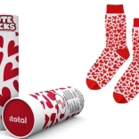 Baumwollsocken mit Herzen