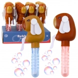 Seifenblasenstab Capybara 2-in-1 mit Ventilator und dreifacher Stab 19 cm