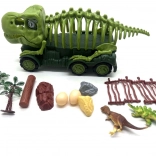 Auto im Design eines Dinosaurierskeletts