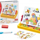 Magnetische Tafel zum Zeichnen mit geometrischen Formen und Magneten