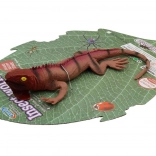 Plastikeidechse Spielzeug 27 x 9 cm