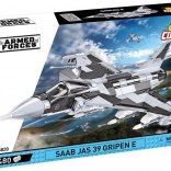 Bausatz Kampfflugzeug SAAB Jas 39 Gripen E - 480 Bausteine