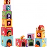 Klappbare Würfelhäuser für Tiere DJECO