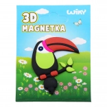 Magnet Tukan 3D dekorativ
