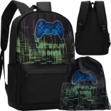Schul-Gaming-Rucksack 22 l mit Turnbeutel KRUZZEL