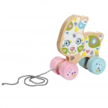 Holz-Ziehkaninchen Cubika