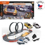 Autorennbahn Racing Collection 560 cm mit Loopings und zwei Autos