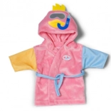 BABY born Bademantel für Puppen 43 cm mit Kapuze und Entchen