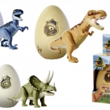 Leuchtende Dinosaurierfigur im Ei