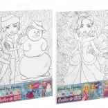 Malen nach Zahlen auf Leinwand BESTIES 29,7 × 19,5 cm