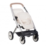 Sportkinderwagen für Puppen, Zwillinge SMOBY Maxi Cosi, beige