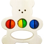 Rassel Bär Holzspielzeug