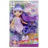 Rainbow High kleine Feenschwester Amethyst (Lila) mit Haustier