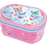 Spieluhr oval - Schmetterlinge Pecoware