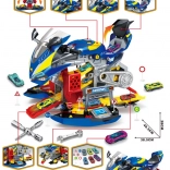 Kindermotorrad mit Parkplatz und Raucheffekt 2-in-1