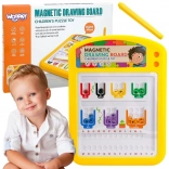 Woopie magnetische Montessori-Zeichentafel mit Metallkugeln