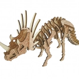 Holz-3D-Puzzle Triceratops