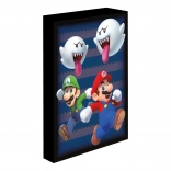Leuchtendes LED-Bild Super Mario 30x40 cm