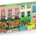 Panorama-Puzzle Pariser Leben 1000 Teile