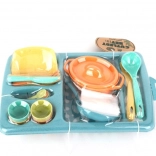 Ökologisches Kindergeschirr-Set aus Weizenmaterial