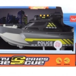 Polizeiboot mit Batterien, Licht und Sounds
