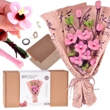 Kreatives DIY-Set – Stoffblumenstrauß SAKURA (Japanische Kirsche)