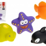 Wasserspritzende Meerestiere