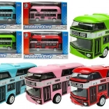 Doppeldeckerbus mit Aufziehmotor – Metallmodell in 4 Farben