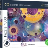 Puzzle mit 1000 Teilen Weltraumalchemie – Sternbilder TREFL PRIME UFT