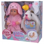 Baby mit Schwimmring 27 cm