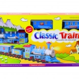 Dampflok-Set mit Licht- und Soundeffekten und Schienen