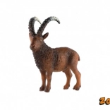 Realistische Plastikfigur einer Bergziege