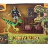 Dinosaurier mit Soldat und Zubehör