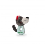 Lilliputiens Wolf Ludwig kleines Rasselspielzeug für Kinder