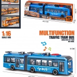 Trolleybus blau im Maßstab 1:16