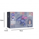 Faltbarer magnetischer Pterosaurier mit Klängen und Aufnahmefunktion