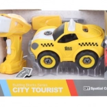 Schraubbares RC-Taxi mit Geräuschen und Bohrer