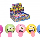 Leuchtender Ball mit Lächeln und Zunge 5,5 cm