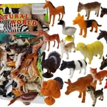 Großes Set mit 20 Tierfiguren Farm Mat