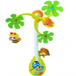 Musik-Mobile HOLA fürs Babybett mit Spieluhr und Rasseln