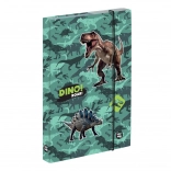 OXYBAG Heftbox A4 Jumbo Dinosaurier mit Gummiband