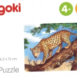 Goki Holzpuzzle Afrikanische Tiere – Jaguar, 24 Teile